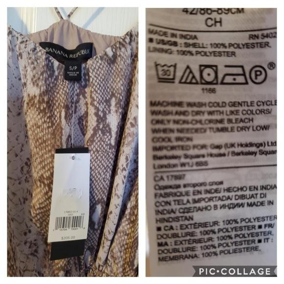 Banana Rwpublic Dress - Picture 3 of 3